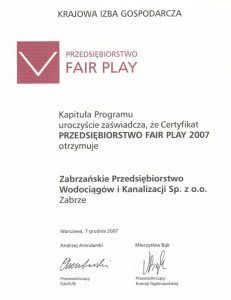 Fair Play 2007